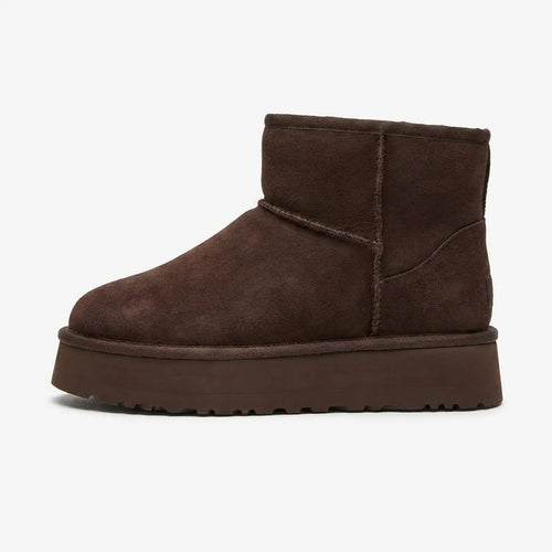 Botin Mujer Chiporro Cafe Bota Plataforma Comoda Liviana
