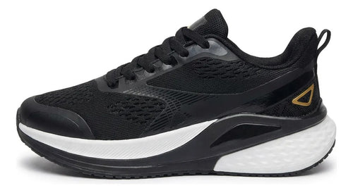 Zapatilla Mujer Deportiva Negra Running Gimnasio Gym Aire