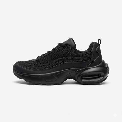 Zapatilla Mujer Deportiva Negro Running Gimnasio Comodas