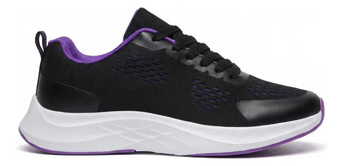 Zapatilla Mujer Deportiva Negro Gimnasio Yoga Running Gym