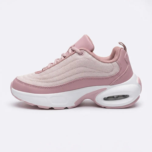 Zapatilla Mujer Deportiva Gris Gimnasio Running Gym Yoga