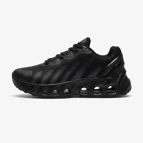 Zapatilla Negro Mujer Deportiva Plataforma Running Gym Black