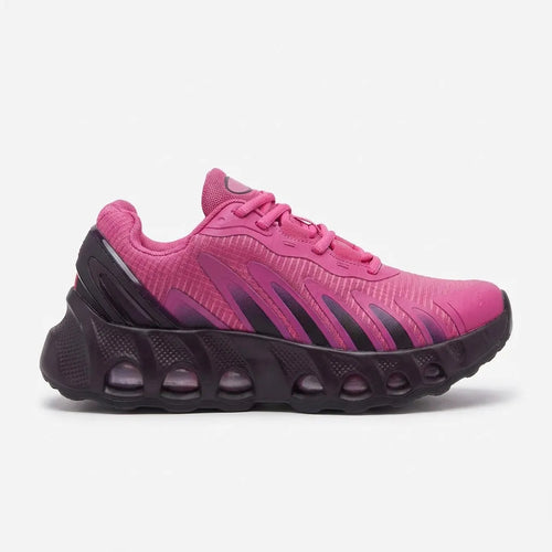 Zapatilla Mujer Deportiva Fucsia Gimnasio Running Liviana