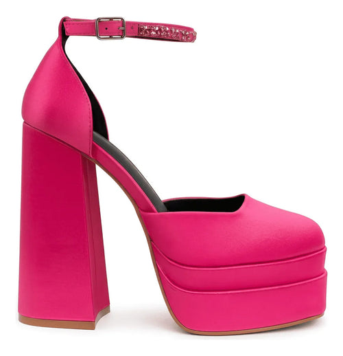 Zapatos Tacones Alto Para Fiesta Mujer Plataforma Negro