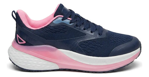 Zapatillas Mujer Deportiva Gimnasio Azul Running Liviana