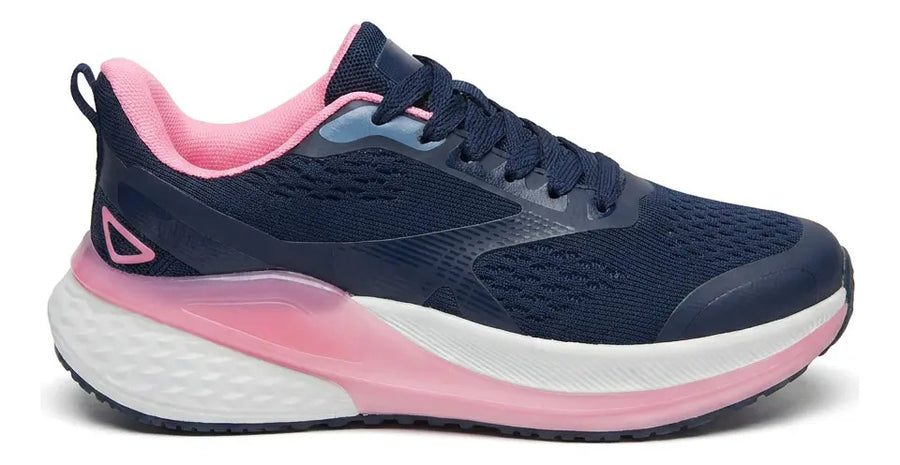 Zapatillas Mujer Deportiva Gimnasio Azul Running Liviana